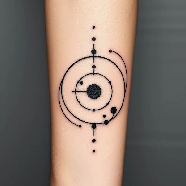 Abstract tattoo style sample