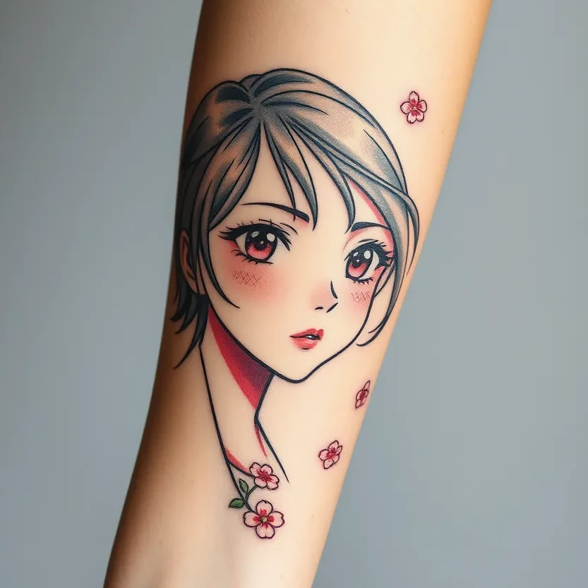 Anime tattoo style sample