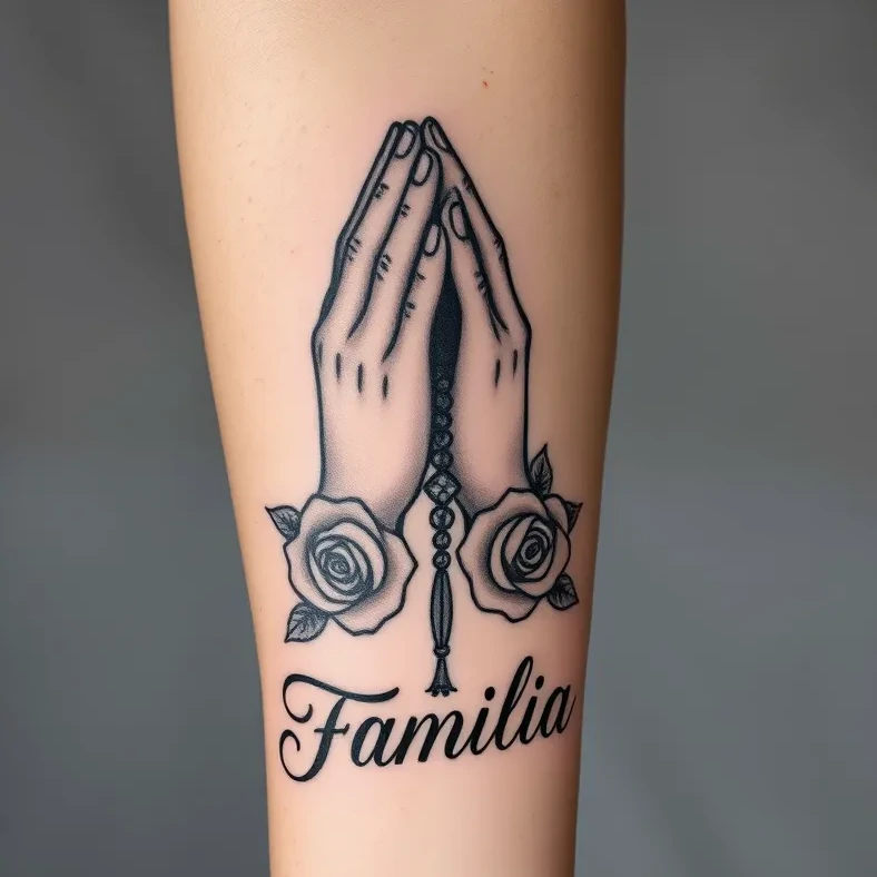 Chicano tattoo style sample