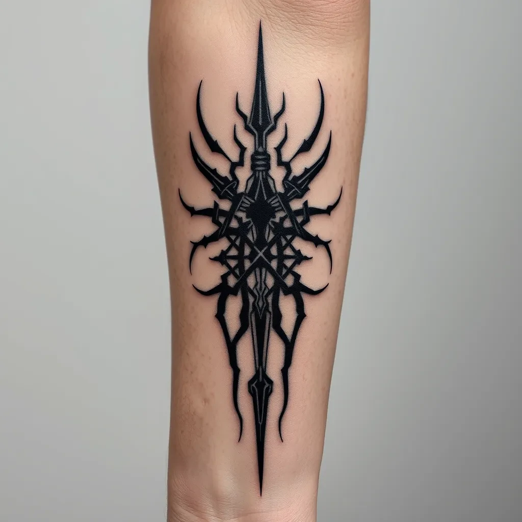 Cyber Sigilism tattoo style sample