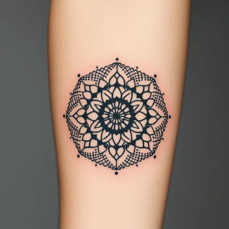 Dotwork tattoo style sample