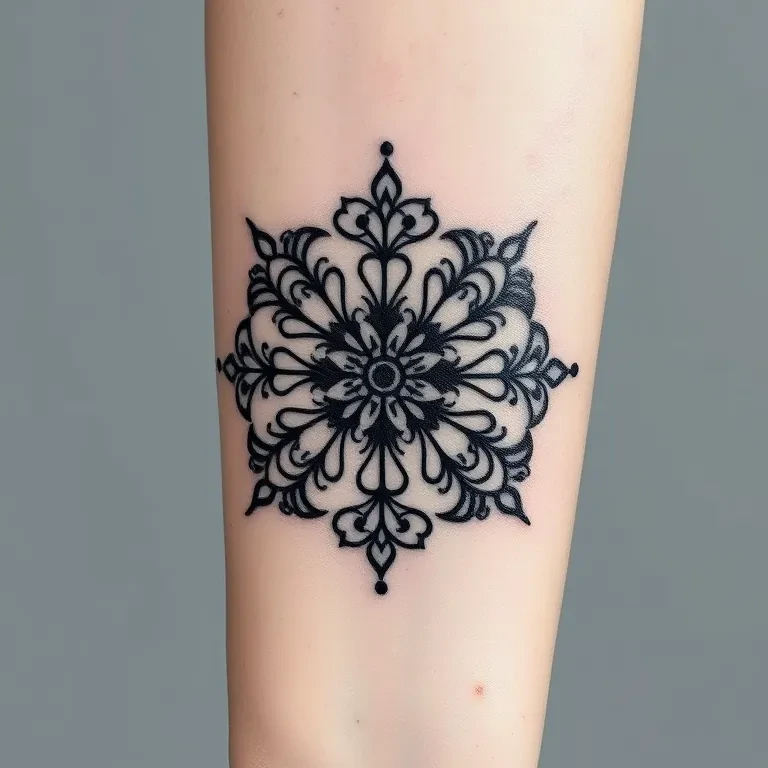 Ornamental tattoo style sample