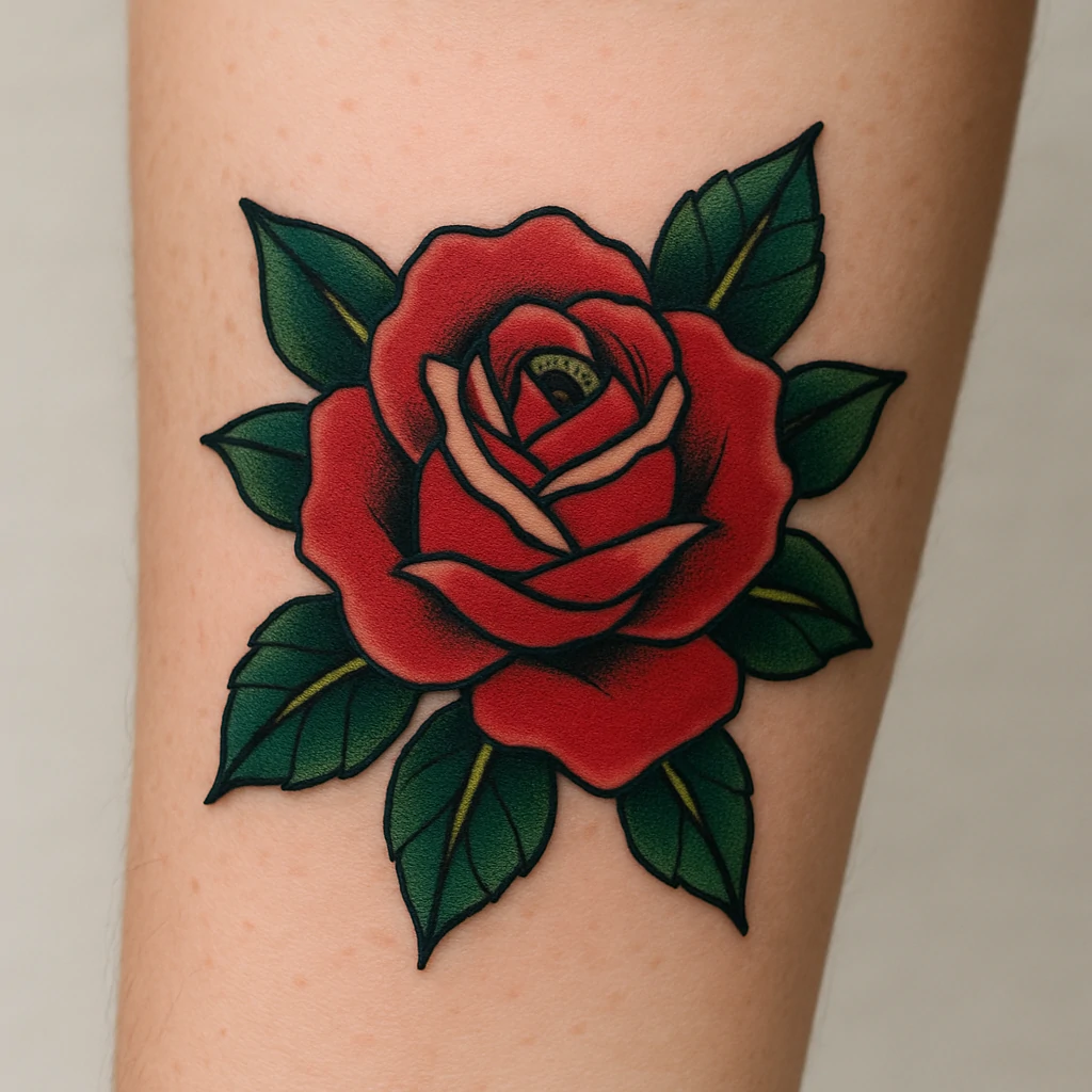 Traditional tattoo style sample